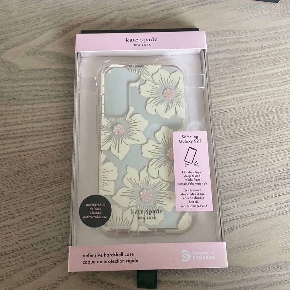 Floral Kate Spade ♠️ Samsung Galaxy S22 case